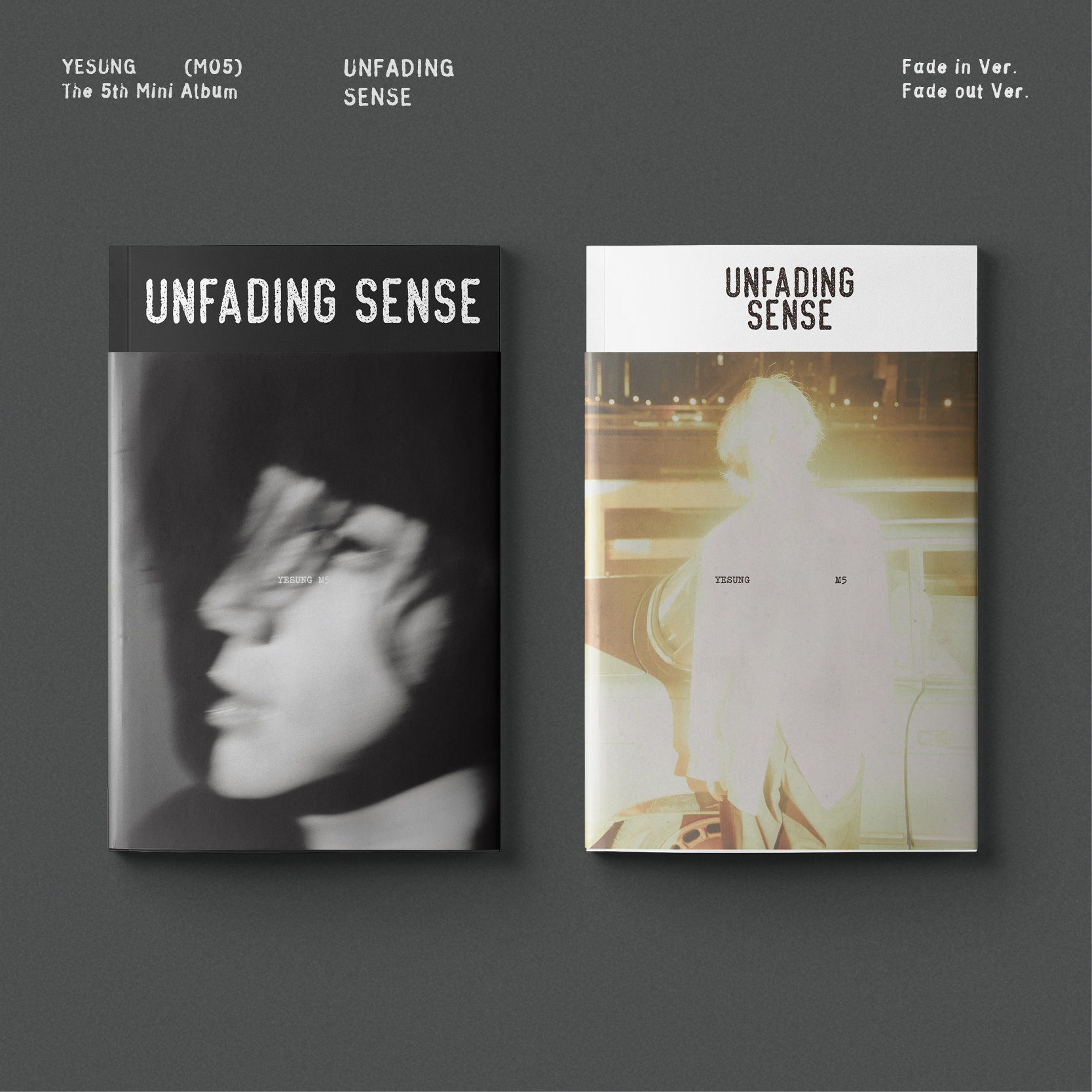 Yesung 5th Mini Album [Unfading Sense] (Photo Book Ver.) (2 Versions SET) |  Makestar